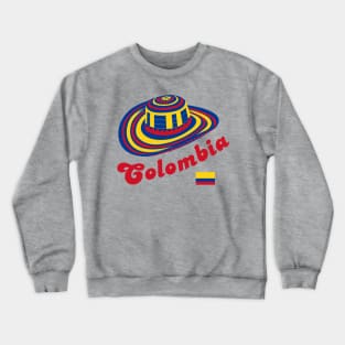 Sombrero vueltiao - colombian hat Crewneck Sweatshirt